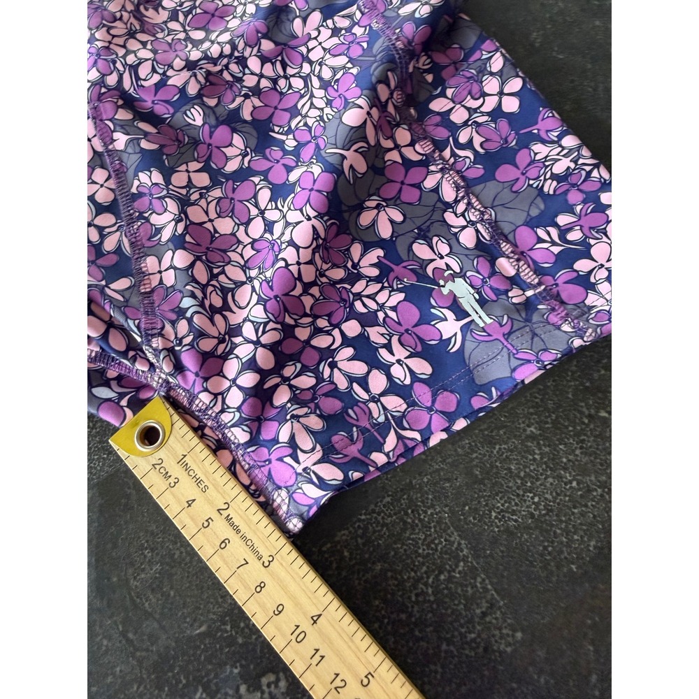 William Murray Golf Lilac Floral Shorts Purple Pink Performance Active Womens M - Picture 8 of 8